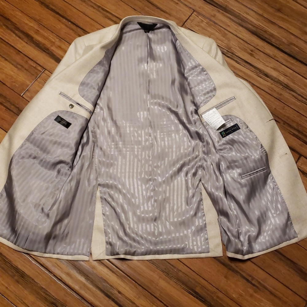 NWT BARONI COUTURE SILK & WOOL BLAZER - Picture 5 of 8